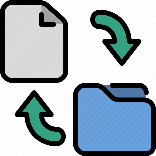 Backup, data, extension, file, folder, transfer icon - Download on Iconfinder