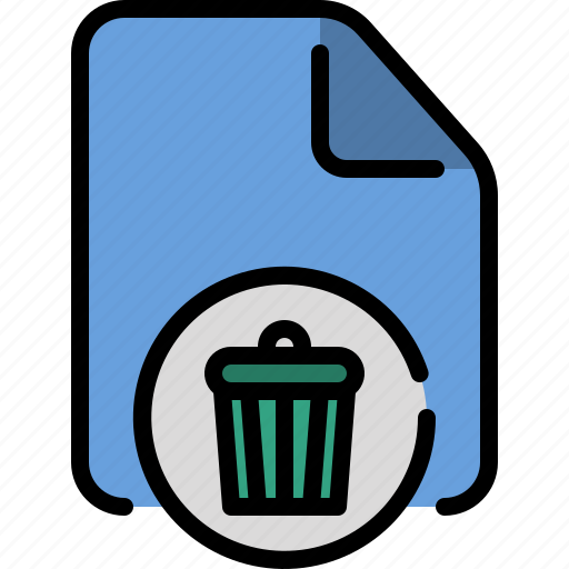 Bin, delete, file, format, reject, remove, trash icon - Download on Iconfinder