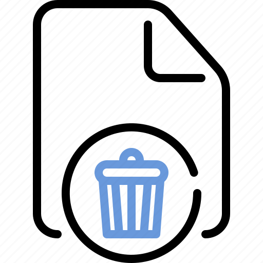 Bin, data, delete, file, reject, remove, trash icon - Download on Iconfinder