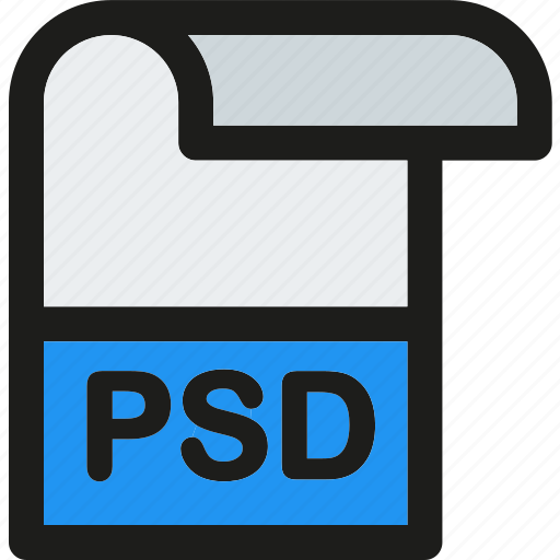 Psd, data, document, extension, file, format, paper icon - Download on Iconfinder