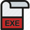 exe, data, document, extension, file, format, paper