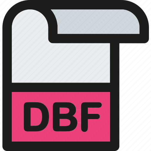 Dbf, data, document, extension, file, format, paper icon - Download on Iconfinder