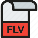 flv, data, document, extension, file, format, paper 