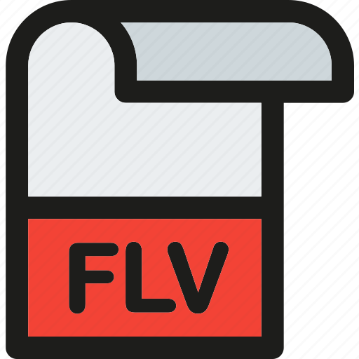 Flv, data, document, extension, file, format, paper icon - Download on Iconfinder