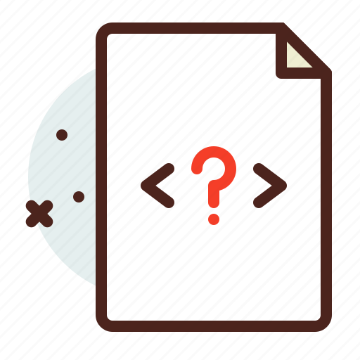 File, list, office, organizer, question icon - Download on Iconfinder