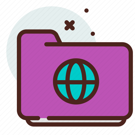 Folder, globe, list, office, organizer icon - Download on Iconfinder