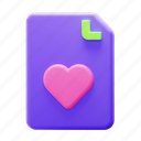 file, favorite, bookmark, like, love, heart, document, data