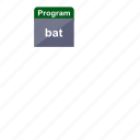 bat, executable, file format, program, extension