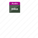 audio, file format, mka, music, sound, extension