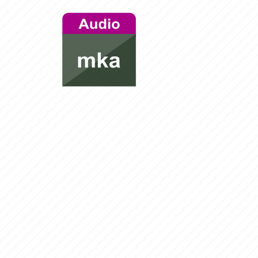 Audio, file format, mka, music, sound, extension icon - Download on Iconfinder
