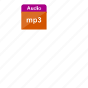 audio, file format, mp3, music, sound, extension