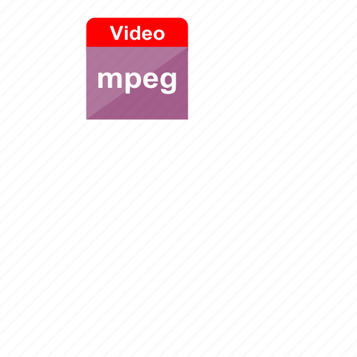 File format, mpeg, video, extension icon - Download on Iconfinder