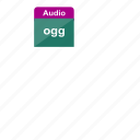 audio, file format, music, ogg, sound, extension