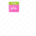 code, file format, php, programming, web, extension