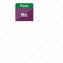 file format, font, ttc, extension, language
