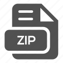 document, extension, file, format, type, zip