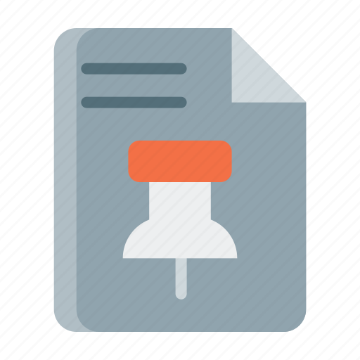 Fileformat, pinned, notes icon - Download on Iconfinder