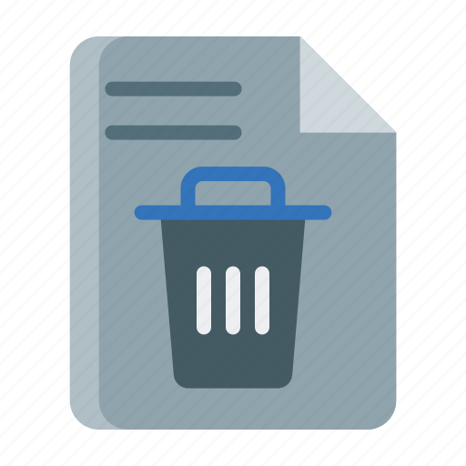 Fileformat, trash icon - Download on Iconfinder