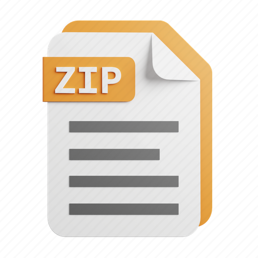 Zip, archive, document, compressed, extension, format icon - Download on Iconfinder