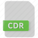 cdr, file, document, extension, file extension, type, format