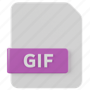 gif, file, document, extension, file extension, type, format