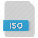 iso, file, document, extension, file extension, type, format