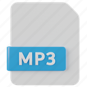 mp3, file, document, extension, file extension, type, format