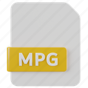 mpg, file, document, extension, file extension, type, format