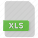 xls, file, document, extension, file extension, type, format