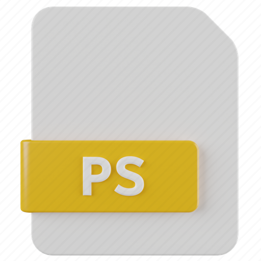 Ps, file, document, extension, file extension, type, format icon - Download on Iconfinder