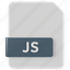 js, file, document, extension, file extension, type, format 