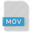 mov, file, document, extension, file extension, type, format 