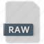 raw, file, document, extension, file extension, type, format 