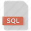 sql file, file, document, extension, file extension, type, format 