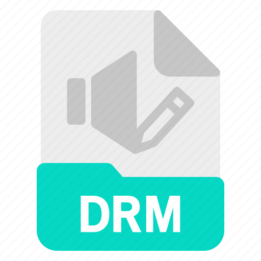 Document, drm, file, format icon - Download on Iconfinder