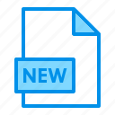 document, extension, file, format, new