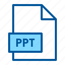 document, extension, file, format, ppt