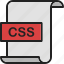 code, css, document, extension, file, format, page 