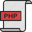 code, document, extension, file, format, page, php 