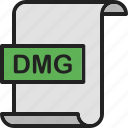 dmg, document, extension, file, format, page