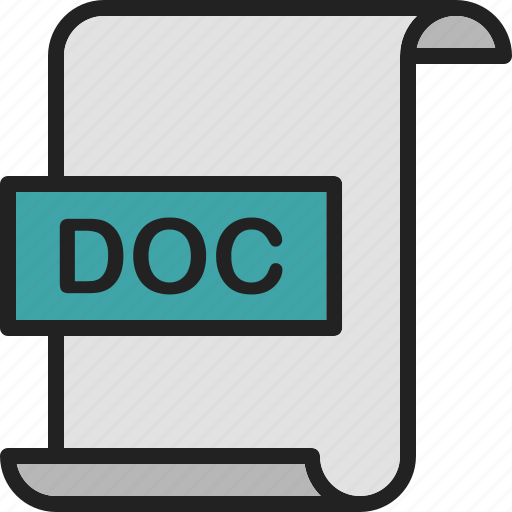 Doc, document, extension, file, format, page, word icon - Download on Iconfinder