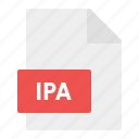 document, extension, file, format, ipa