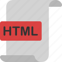 code, document, extension, file, format, html, page 
