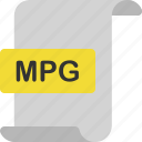 document, extension, file, format, mpg, page, video