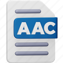 aac, file, format, page, document, extension, aac file