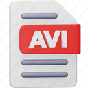 avi, file, format, page, document, extension, avi file