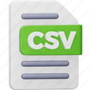 csv, file, format, page, document, extension, csv file