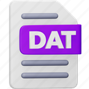 dat, file, format, page, document, extension, dat file