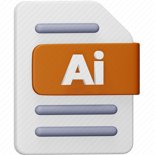 Ai, file, format, page, document, extension, ai file icon - Download on Iconfinder