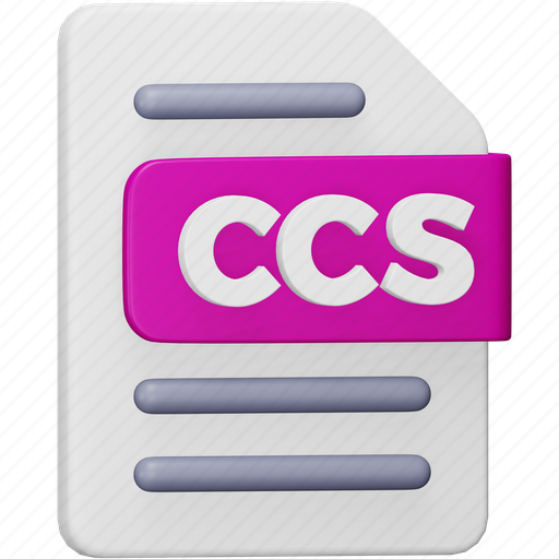 Ccs, file, format, page, document, extension, ccs file icon - Download on Iconfinder